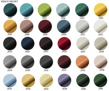 Tkaniny z dopłatą do łóżek tapicerowanych Magic Velvet, Venus Velvet, Solo