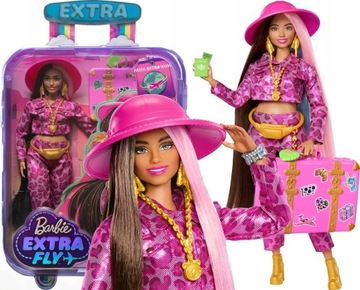 BARBIE EXTRA FLY ZESTAW LALKA SAFARI + AKCESORIA HPT48