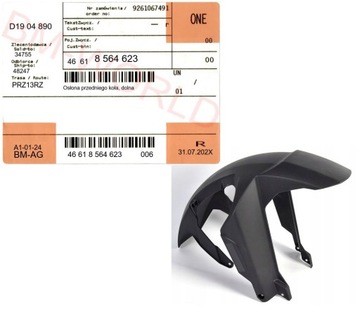 Nowa oryginalna OE BMW Osłona przednie koło dolna K81 K82 F850 46618564623