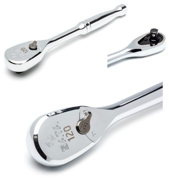 SATA ТРЕЩОТКА 1/4, 120 ЗУБЦЕВ, МАЛЕНЬКИЙ ТОРЦЕВОЙ КЛЮЧ