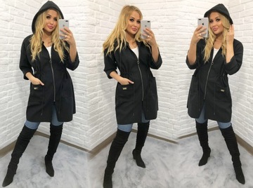 СВИТШОТ 2в1 ПАЛЬТО С КАПЮШОНОМ, КУРТКА oversize