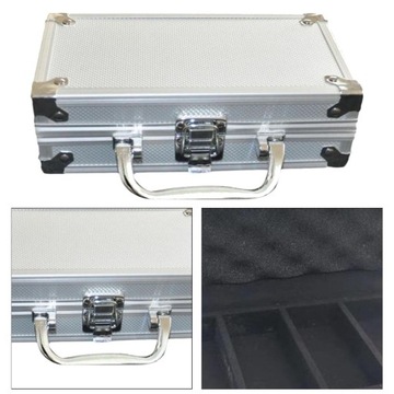 Корпус чипа из алюминиевого сплава. Коробка для хранения визитниц. Коробка на 500 жетонов