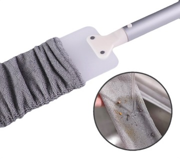 Щетка для метлы, телескопическая швабра для пыли, 3 салфетки, 155 см.