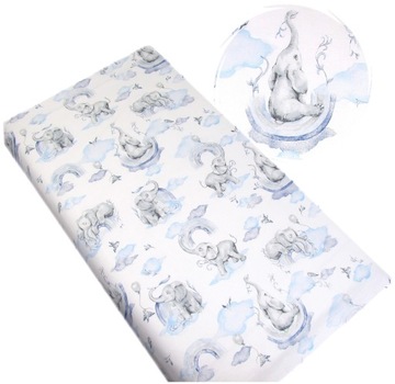 PRZEŚCIERADŁO DO ŁÓŻECZKA 120X60 BAWEŁNIANE