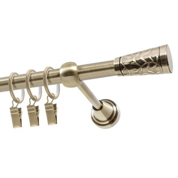 Карниз металлический одинарный 19 мм 200 см на колесиках