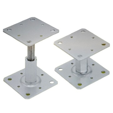 PODSTAWA SŁUPA REGULOWANA W PIONIE PSRT 110x100mm KOTWA WSPORNIK M20x150mm