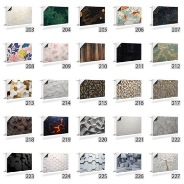 Магнитная крышка радиатора 3D LAMELS 120x60