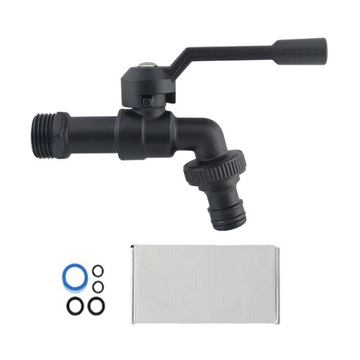 1 латунный смеситель для наружного использования. Простота в использовании.