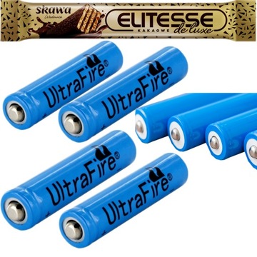 PrEmIUM AKUMULATOR BATERIA OGNIWO MOCNY 18650 8800 3,7V 4 sztuki ogniwa m59
