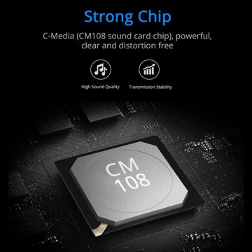 TISHRIC 5HV2 Внешняя звуковая карта USB 7.1 с аудиоразъемом USB 3,5 мм