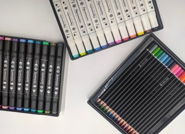 РУЧКИ TRAVELBOX ДВОЙНОЙ СПИРТ НА ВОДНОЙ ОСНОВЕ КАРАНДАШИ