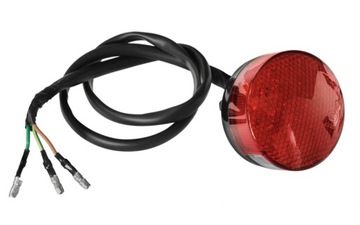 LAMPA TYLNA LED OKRĄGŁA MOTOCYKL MOTOROWER