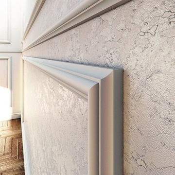 Декоративная настенная планка SL04 - 4см Жесткая