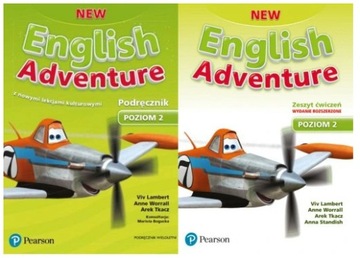 New English Adventure 2 komplet + DVD Pearson