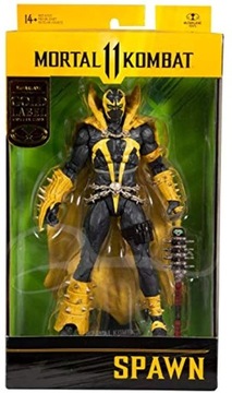 Mortal Kombat McFarlane Toys Gold Spawn figurka