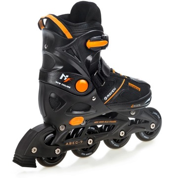 Коньки Raven Pulse Black/Orange 37-40 OUTLET