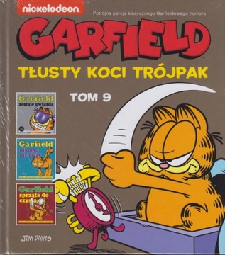 Garfield Tłusty koci trójpak Tom 9 - Jim Davis