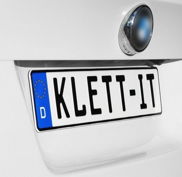 РАМКА ДЛЯ НОМЕРНЫХ ЗНАКОВ, КОМПЛЕКТ VELCRO, НЕВИДИМОЕ КРЕПЛЕНИЕ