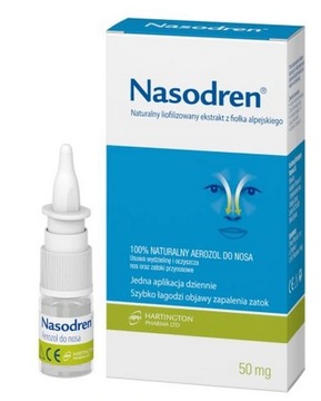 NASODREN naturalny aerozol do nosa 50mg
