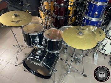 БАРАБАНЫ TAMA ROCKSTAR С МЕТЕОРНЫМИ ПЛАСТИНАМИ MEINL БЕСПЛАТНАЯ ДОСТАВКА!!!