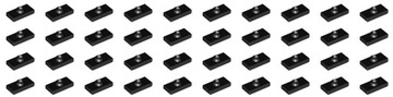 Lego 15573 Plate 1x2 With Stud Black 40szt. Nowe