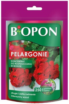 BiOPON nawóz Koncentrat rozpuszczalny do PELARGONII 250g