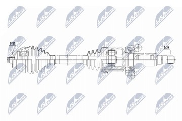 HŘÍDEL HNACÍ NTY NPW-BM-185