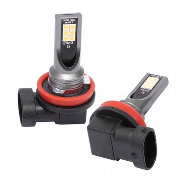 Żarówki LED Żarówka H11 H9 H8 30000LM 6500K Zestaw