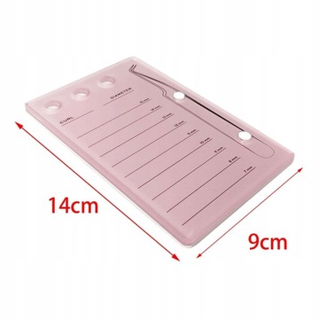 Акриловая палитра для ресниц Держатель для пинцета Клей