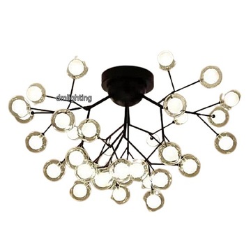 Nowoczesna lampa sufitowa dzrzewko kule