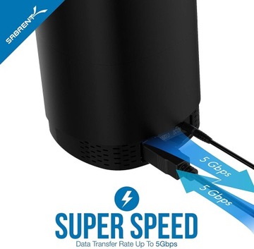 USB 3.0, 4 отсека, 2,5-дюймовый жесткий диск/док-станция SSD