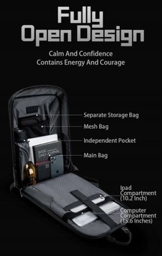 Твердый рюкзак для ноутбука Arctic Hunter 15