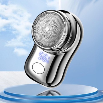 Мини-бритва для мужчин с цифровым USB-дисплеем