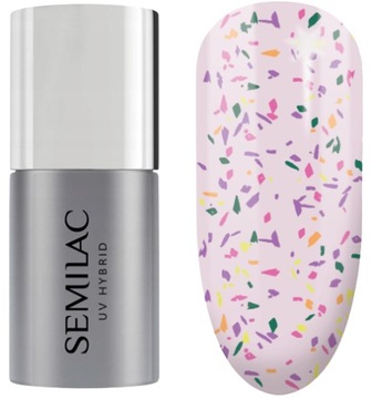 SEMILAC TOP NO WIPE MATTE VIOLET GALAXY T27 7 ML
