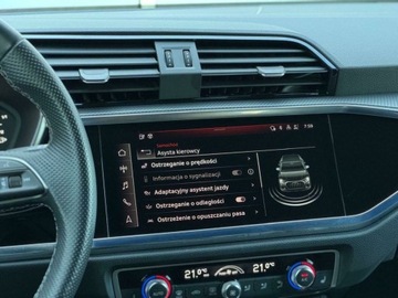 Audi Q3 II SUV-e 1.4 45 TFSI-e 245KM 2021 Audi Q3 S line , Aktywny tempomat ,Audi Smartphone Interfejs 1.4 Hybryda, zdjęcie 22