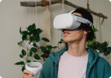 Очки виртуальной реальности Meta Oculus Quest 2 128 ГБ + КАБЕЛЬ