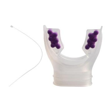 Ustnik do nurkowania z fajką. Automat do nurkowania