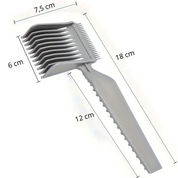 Grzebień do Strzyżenia Maszynką Cieniowania Męskiego Prowadnica do maszynki