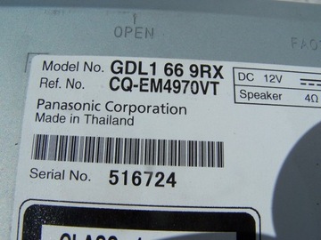 Mazda 6 GH магнитола cd mp3 чейнджер GDL1669RX 08-