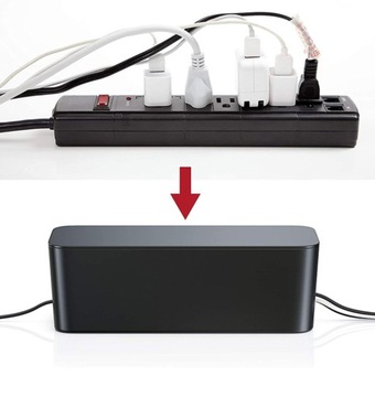 POJEMNIK ORGANIZER NA KABLE PUDEŁKO LISTWY KABLI