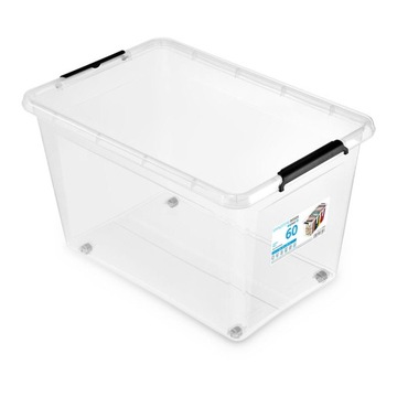 Duży pojemnik 60L kółka pokrywa SimpleStore 1732