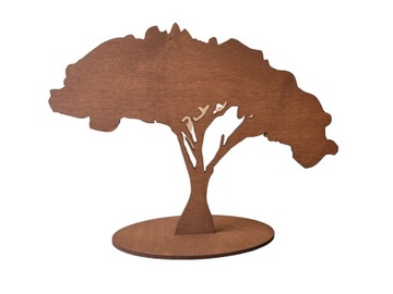 Drzewo bonsai 30cm stojące mech GRUBE 6mm kolory