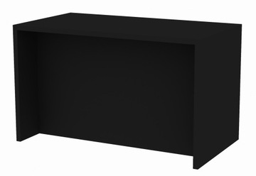 Czarna matowa wyspa kuchenne gotowa wyspa do kuchni 140x80 cm czarny mat