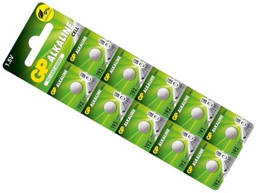 10x BATERIA ALKALICZNA GP BATERIE LR41 AG3 G3 L736 392 192 V3GA