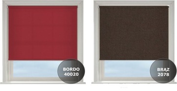 ГЛАДКИЕ КЛАССИЧЕСКИЕ ПРЯМЫЕ РУЛЕНЫЕ ШТОРЫ 75Х220