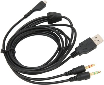 Кабель для сталей Arctis 3 5 7 9x Pro | USB Led