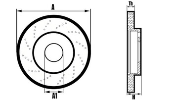 MIKODA GT 278мм диски+колодки ЗАДНИЕ Opel VECTRA C