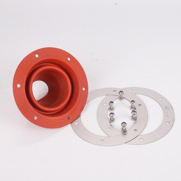 Rura pieca z otworem w kurtce gorącego namiotu