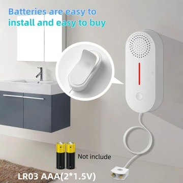 WiFi детектор протечки воды со звуковой и световой сигнализацией Интеллектуальный