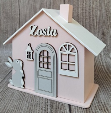 Копилка XXL с НАЗВАНИЕМ, подарок на день рождения для девочки